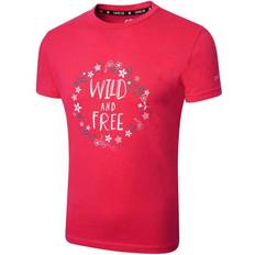 Viscose T-shirts Children's Clothing Dare 2b Go Beyond Organic T-shirt - Duchess Pink (DKT426_5BG)