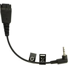 Jabra 8800-00-46 QD - 2.5mm Adapter M-M Black 0.2m