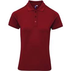 Premier Women's Coolchecker Plus Pique Polo Shirt - Burgundy