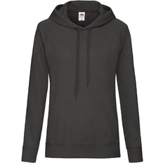 Fruit of the Loom Ladies Lightweight Hoodie - Light Graphite