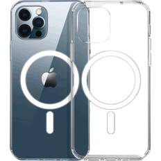 eSTUFF Magnetic Hybrid Clear Case for iPhone 12/12 Pro