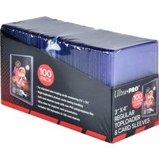 3"x4" Clear Regular Toploaders and Soft Sleeves Bundle for Standard Size Cards 100 Pack