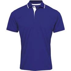 XXS Polo Shirts Premier Contrast Coolchecker Polo Shirt - Royal/White