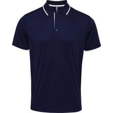 XXS Polo Shirts Premier Contrast Coolchecker Polo Shirt - Navy/White