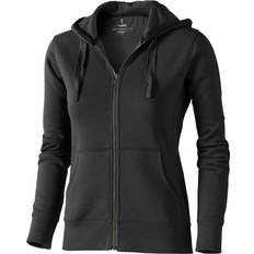 Elevate Ladies Arora Hooded Full Zip Sweater - Anthracite