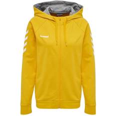 Hummel Go Cotton Zip Hoodie Women - Sports Yellow