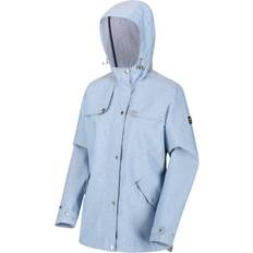 Regatta Women's Bertille Lightweight Hooded Waterproof Jacket - Chambray