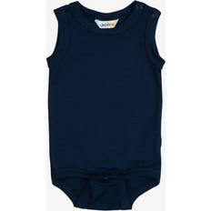 Lycra Bodyer Børnetøj Joha Bamboo Sleeveless Bodysuit - Navy (61910-345-447)