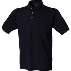 Henbury Classic Plain Polo Shirt - Navy