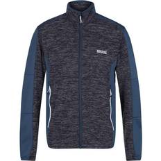 Regatta Coladane Full Zip Marl Walking Fleece - Navy/Dark Denim