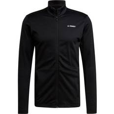 Terrex fleece Adidas Terrex Multi Prime Green Full Zip Fleece Jacket - Black