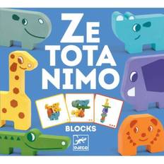 Éléphant Blocs de Bois Djeco Ze Totanimo