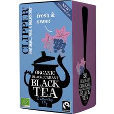 Clipper Organic Blackcurrant Black Tea 40g 20st