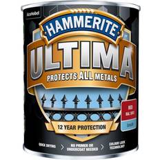 Hammerite ultima Hammerite Ultima Metal Paint Smooth Red 0.75L