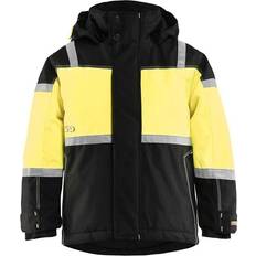 Children's Winter Jacket - Black/Vis Yellow (485819779933)