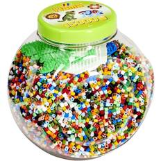 Hama dinosaur perler Hama Beads Midi Perler i æske - 15.000stk, 3 plader