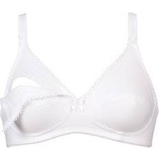 Abnehmbare Träger Umstands- & Stillkleidung Naturana Cotton Nursing Bra White