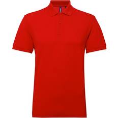 ASQUITH & FOX Pikétröjor ASQUITH & FOX Performance Blend Short Sleeve Polo Shirt - Cherry Red