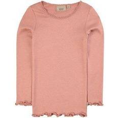 Wheat Rib T-Shirt Lace LS - Rosie (0151d-007-2024)