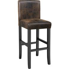 Barstole med ryglæn tectake - Barstol 111cm