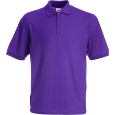 Violet Polos Fruit of the Loom Kid's 65/35 Pique Polo Shirt (2-pack) - Purple