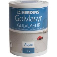 Golvfärger Målarfärg Herdins Aqua Golvfärger Anthracite Grey 1L