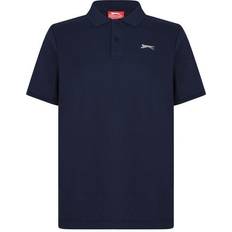 Slazenger Plain Polo Shirt - Navy