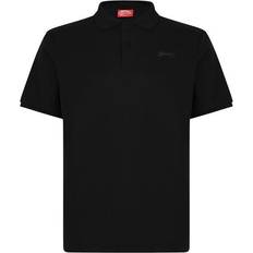 Slazenger Plain Polo Shirt - Black