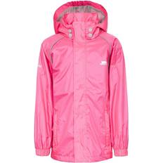 Polyurethane Outerwear Trespass Kid's Neely II Waterproof Jacket - Fuchsia