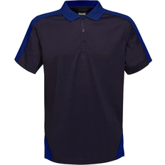 Regatta Contrast Coolweave Polo Shirt - Navy/New Royal