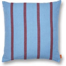 Linen Complete Decoration Pillows Ferm Living Grand Complete Decoration Pillows Faded Blue/Burgundy (50x50cm)