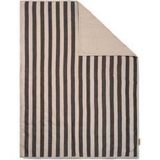 ferm LIVING Grand Tæppe Sort, Beige, Grøn (170x120cm)