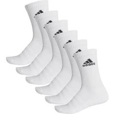 3XL Socks Adidas Cushioned Crew Socks 6-pack Men - White