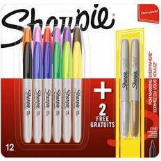 Sharpie Permanent Marker Fine + Metallic Set of 14pcs