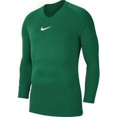 Groen Basislagen Nike Dry Park First Layer LS Shirt - Donker Groen