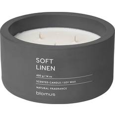 Béton Bougies Parfumées Blomus Fraga Soft Linen Large Bougie Parfumée 400g