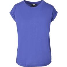 Urban Classics Ladies Extended Shoulder Tee - Blue Purple