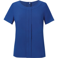 Brook Taverner Mujer/Seíora Verona Blusa Manga Corta - Azul