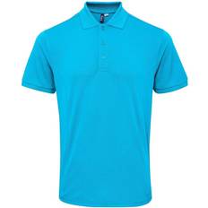 Premier Coolchecker Plus Pique Polo - Turquoise