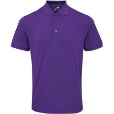 Premier Coolchecker Plus Pique Polo with CoolPlus Polo Shirt - Purple