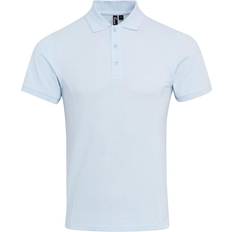 Premier Coolchecker Plus Pique Polo with CoolPlus Polo Shirt - Light Blue