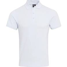 Premier Coolchecker Plus Pique Polo with CoolPlus Polo Shirt - White