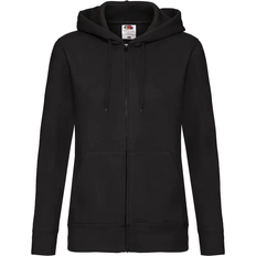 Fruit of the Loom Ladies Premium Hoodie - Black