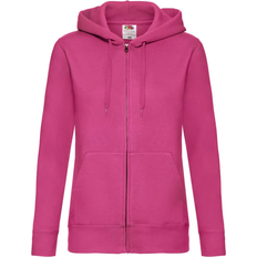 Fruit of the Loom Ladies Premium Hoodie - Fuchsia