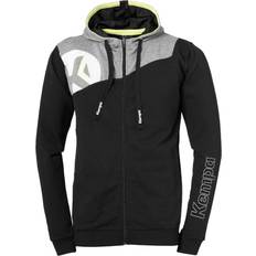 Kempa Core 2.0 Hood Jacket - Black/Dark Grey Melange