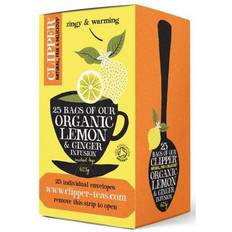 Clipper Organic Lemon & Ginger Infusion Tea 62.5g 25pcs