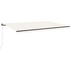 vidaXL Manuaalisesti Sisäänkelattava Markiisi 500x350 cm 500x350cm