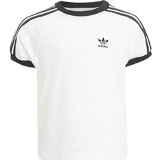 Adidas Kid's Adicolor 3-Stripes T-shirt - White/Black (H31181)