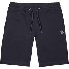 Paul Smith Organic Cotton Zebra Logo Shorts - Dark Navy