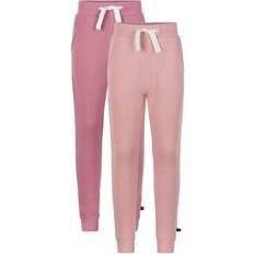 Minymo Basic Sweatpants 2-pack - Mesa Rose (3937-585)